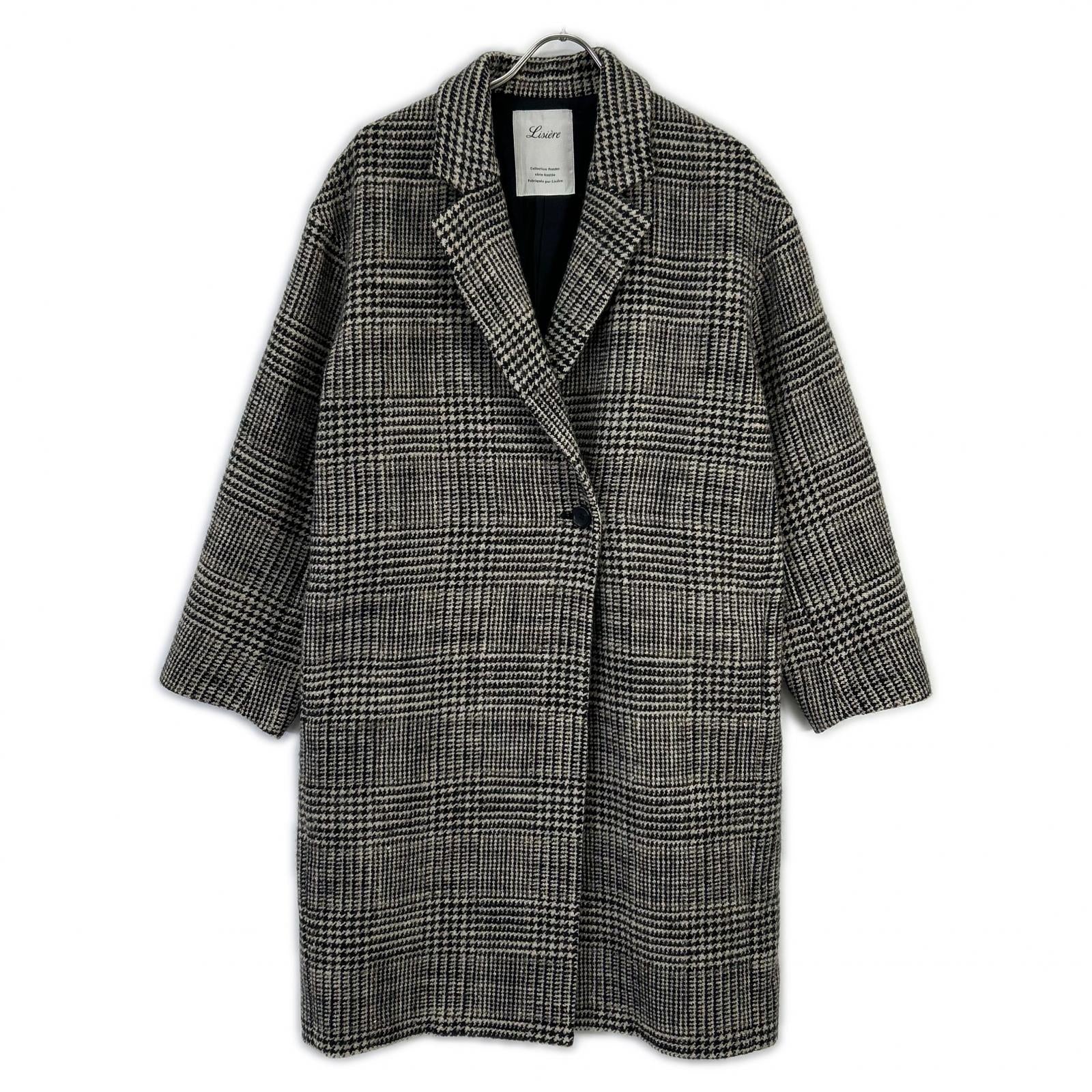 Lisiere Lisiere 格纹双排扣大衣 外套
