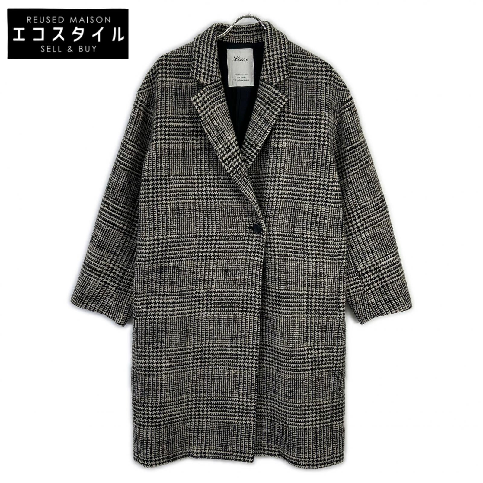 Lisiere Lisiere 格纹双排扣大衣 外套