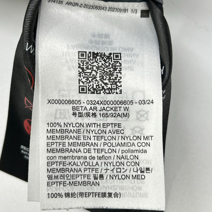 ARC'TERYX アークテリクス ブラック X000006605 BETA AR JACKET W ジャケット