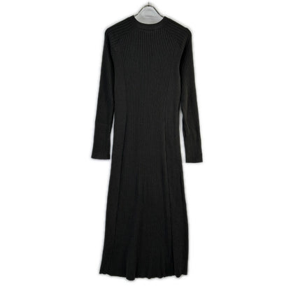 B&Y U-ARROWS ビューティーアンドユース ユナイテッドアローズ チャコール Wardrobe DAILY MINIMAL リブニット フレアワンピース ワンピース