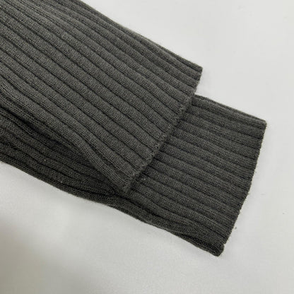 B&Y U-ARROWS ビューティーアンドユース ユナイテッドアローズ チャコール Wardrobe DAILY MINIMAL リブニット フレアワンピース ワンピース