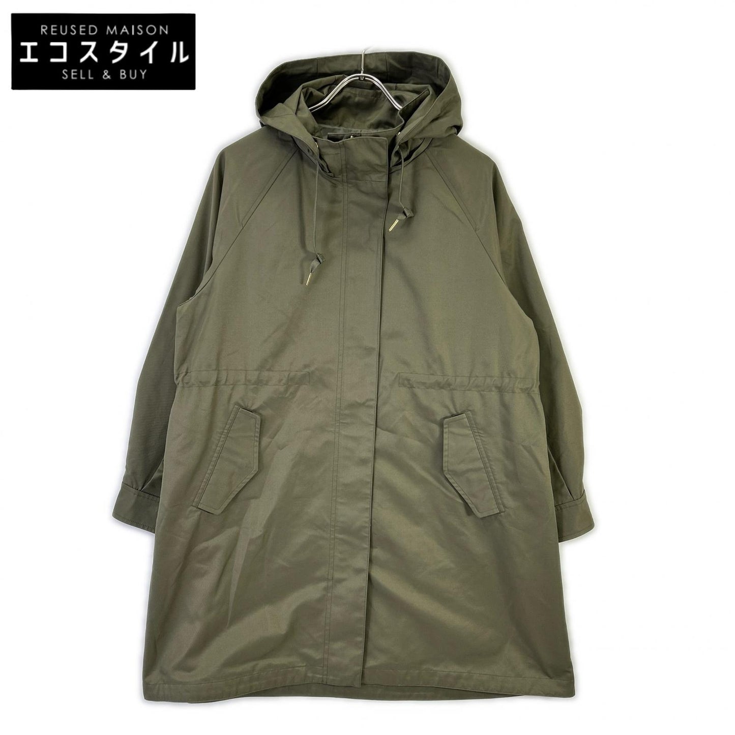 B:MING ビーミング 93-18-0412-646 カーキ 撥水 ロング マウンテンパーカー 25SS ジャケット