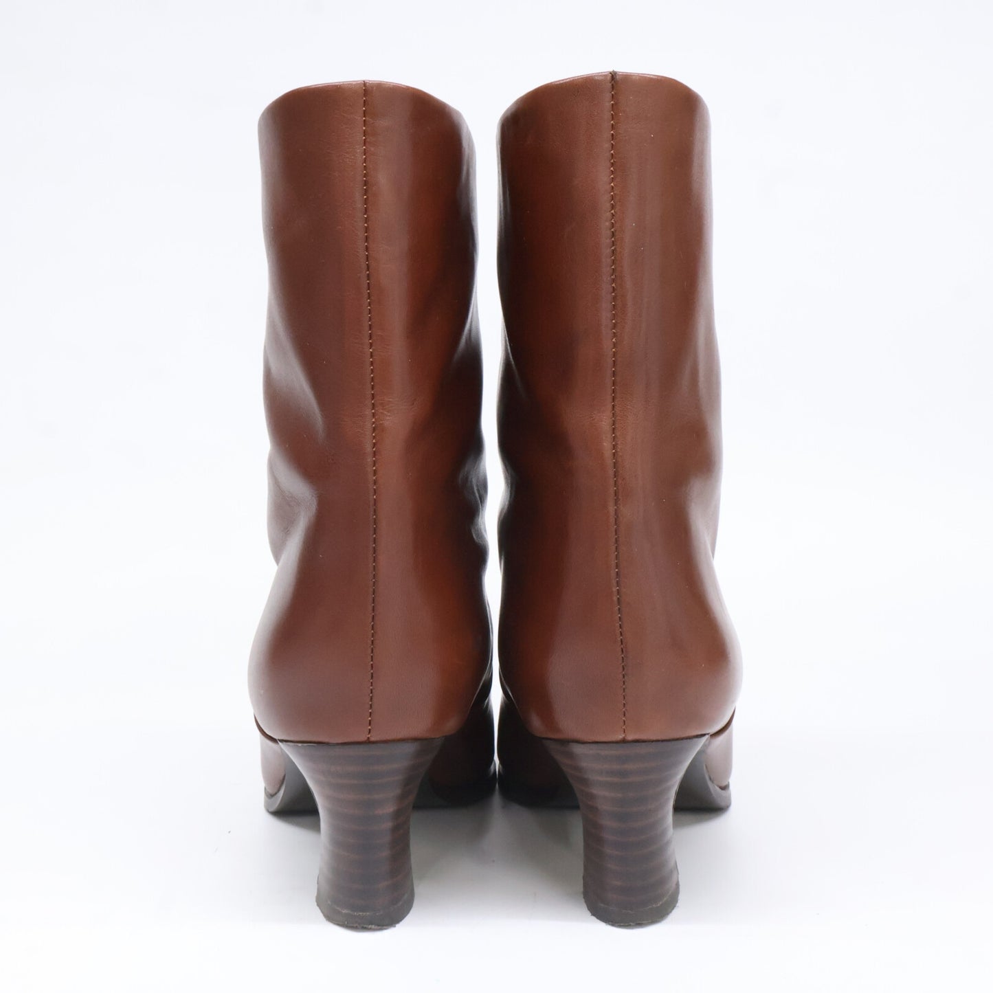 LE TALON ルタロン 【美品】24193820575030 GRISE5.5cm レザーポインテッドルーズショートブーツ シューズ