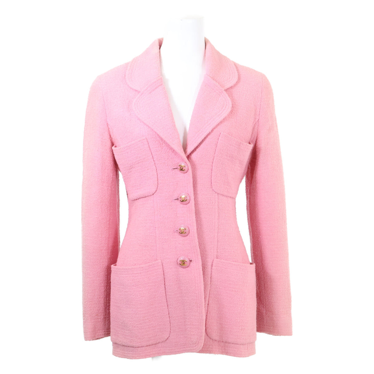 CHANEL Chanel 93C P01267S2217 CC Tweed Jacket Jacket