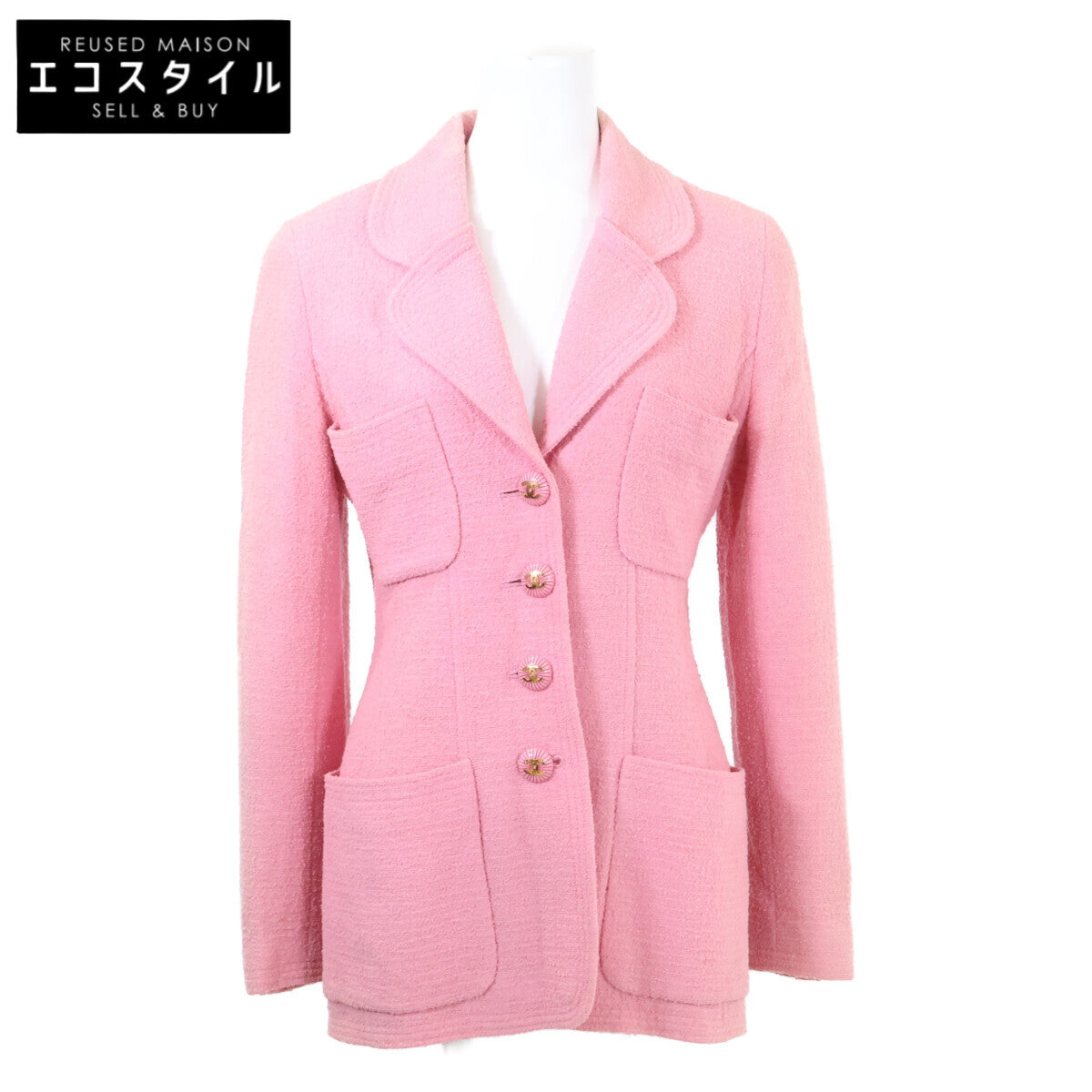CHANEL Chanel 93C P01267S2217 CC Tweed Jacket Jacket