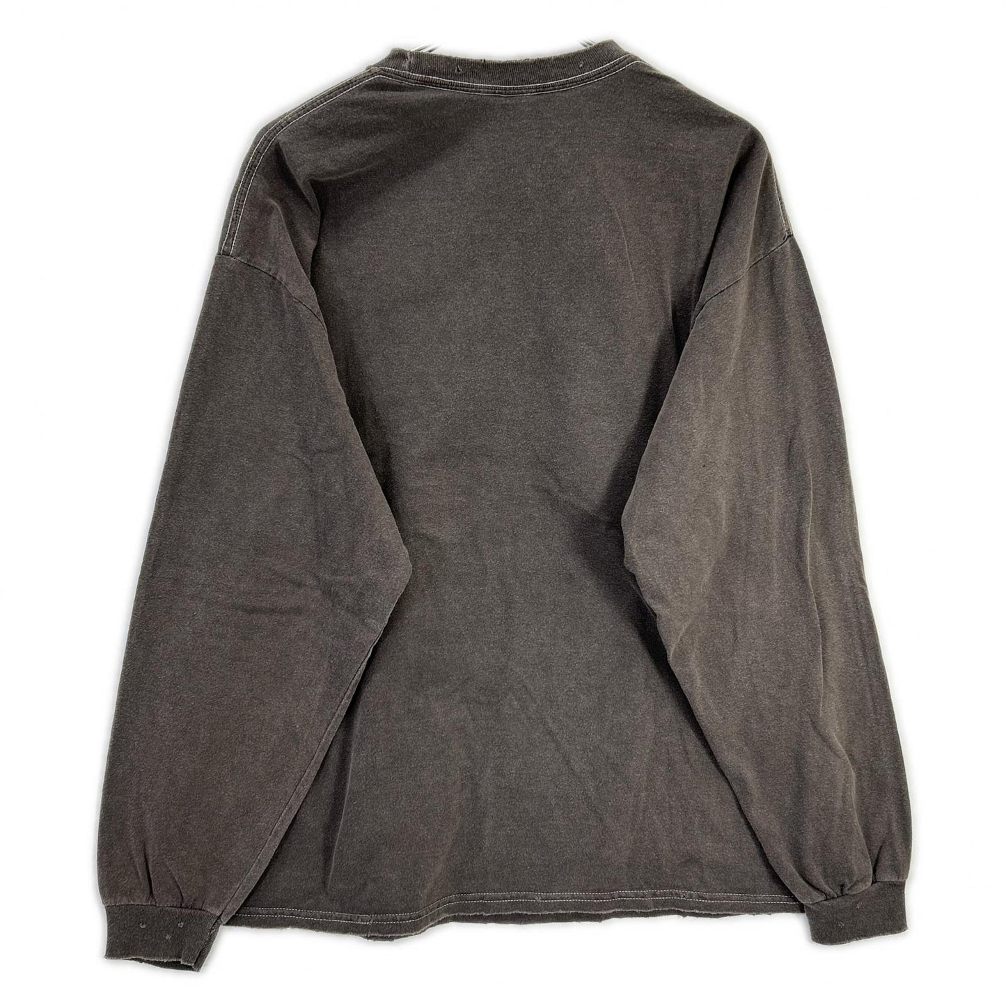 ANCELLM アンセルム ブラウン ANC-CT137-B EMBROIDERY DYED LS T-SHIRT トップス