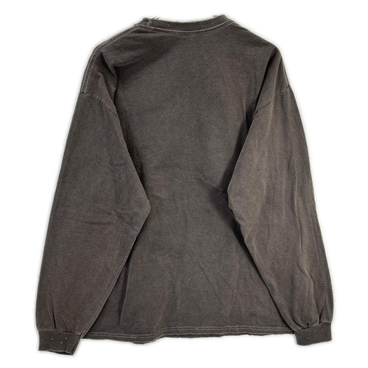 ANCELLM アンセルム ブラウン ANC-CT137-B EMBROIDERY DYED LS T-SHIRT トップス