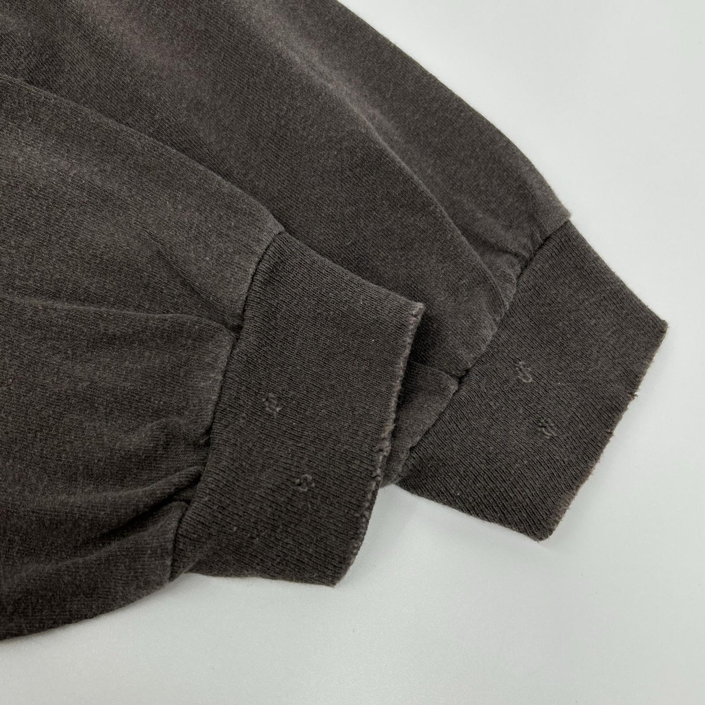ANCELLM アンセルム ブラウン ANC-CT137-B EMBROIDERY DYED LS T-SHIRT トップス