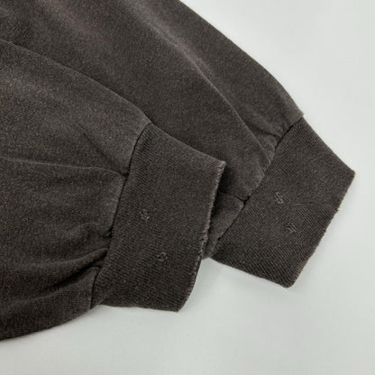 ANCELLM アンセルム ブラウン ANC-CT137-B EMBROIDERY DYED LS T-SHIRT トップス