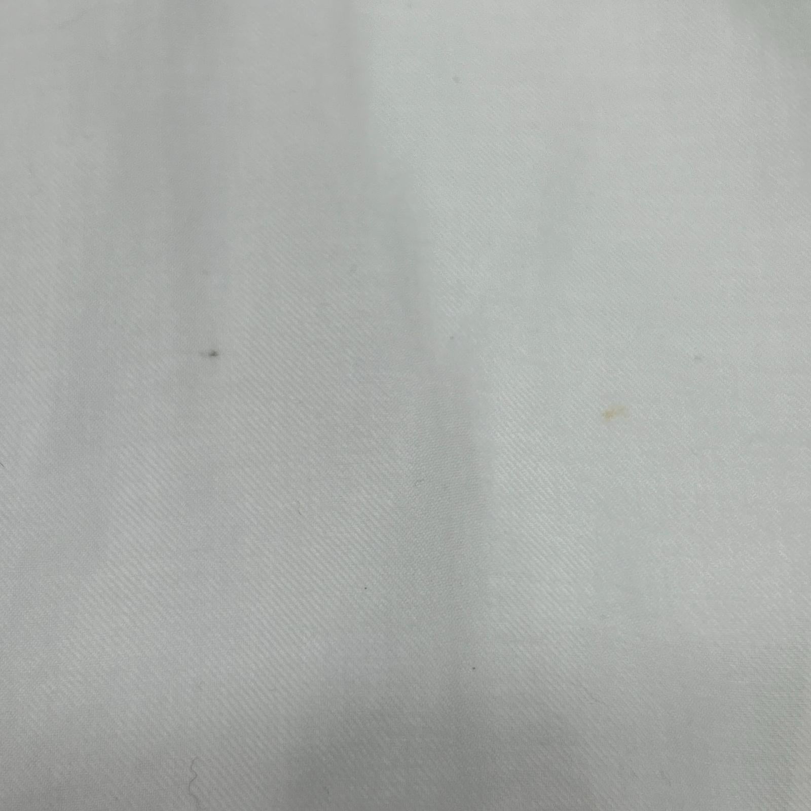 YOKE ヨーク ホワイト GARMENT DYED COTTON SILK TWILL SHIRT トップス
