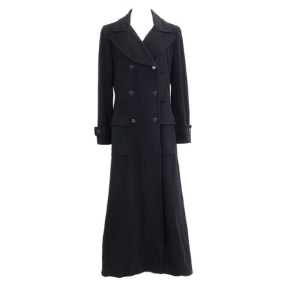 CHANEL シャネル 【国内正規】01A P18441V07699 ココマークボタン カシミヤ100％ ダブルブレスト ロング コート