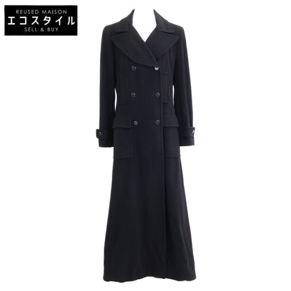 CHANEL シャネル 【国内正規】01A P18441V07699 ココマークボタン カシミヤ100％ ダブルブレスト ロング コート