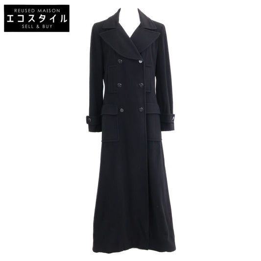 CHANEL シャネル 【国内正規】01A P18441V07699 ココマークボタン カシミヤ100％ ダブルブレスト ロング コート