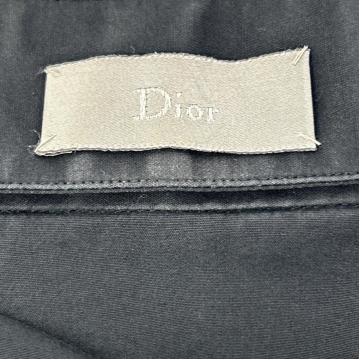 Dior HOMME 迪奥男装 海军蓝 163C505A1581 立领纯棉府绸正装衬衫 上衣
