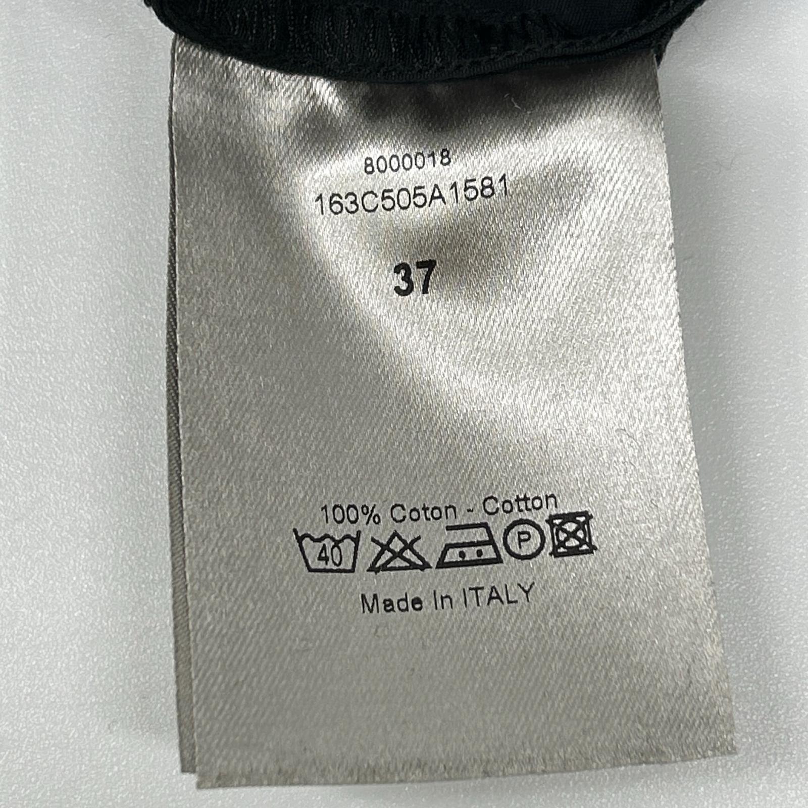 Dior HOMME 迪奥男装 海军蓝 163C505A1581 立领纯棉府绸正装衬衫 上衣