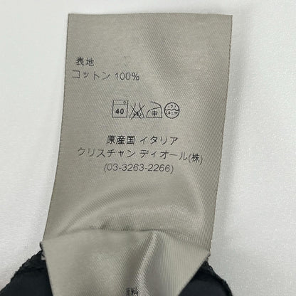 Dior HOMME ディオールオム ネイビー 163C505A1581 スタンドカラー コットンブロード ドレス シャツ トップス