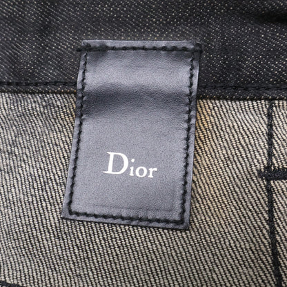 Dior HOMME ディオールオム 8H3111080894 08AW クリス期 ナイトフォール ボタンフライ コーティング デニムパンツ ボトムス