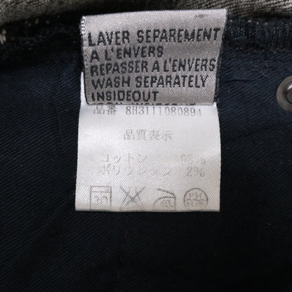 Dior HOMME ディオールオム 8H3111080894 08AW クリス期 ナイトフォール ボタンフライ コーティング デニムパンツ ボトムス