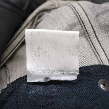 Dior HOMME ディオールオム 8H3111080894 08AW クリス期 ナイトフォール ボタンフライ コーティング デニムパンツ ボトムス