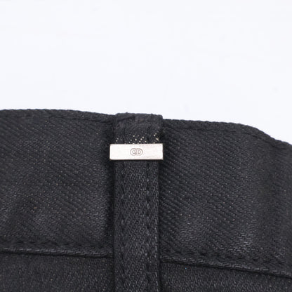 Dior HOMME ディオールオム 8H3111080894 08AW クリス期 ナイトフォール ボタンフライ コーティング デニムパンツ ボトムス