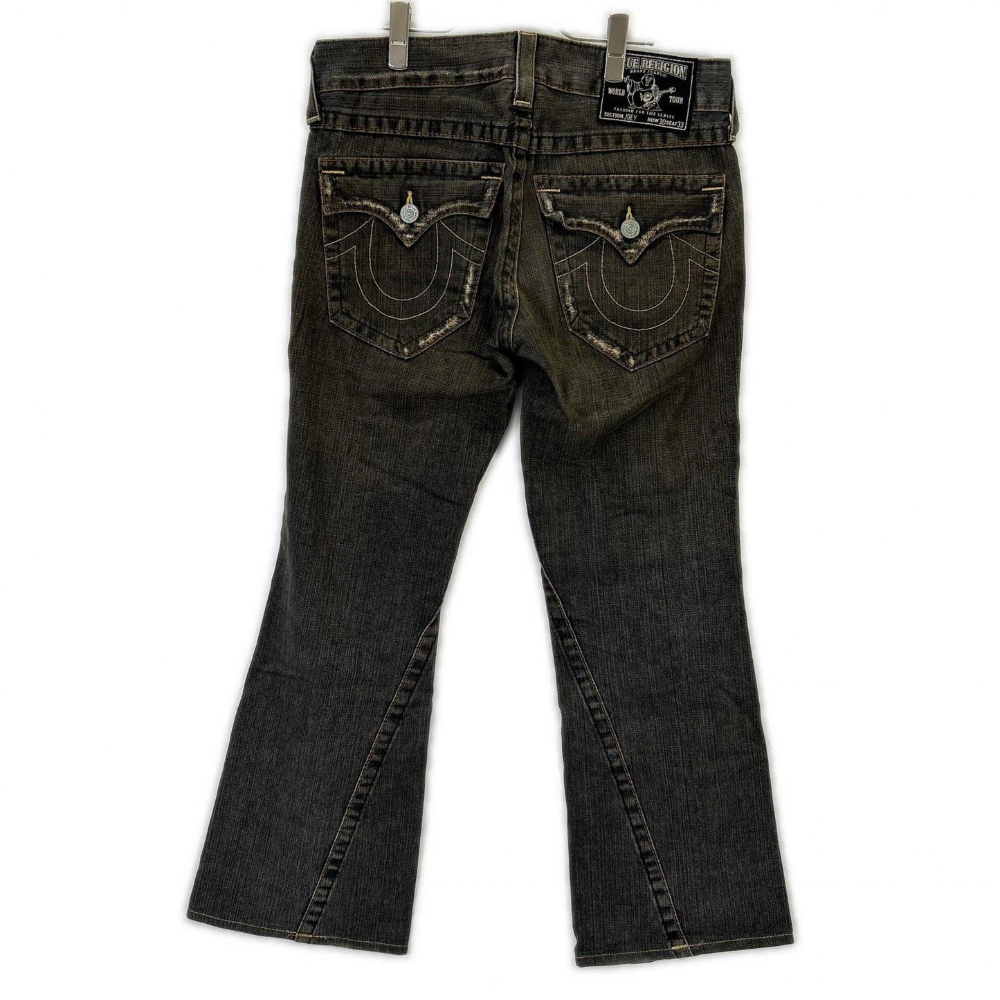 TRUE RELIGION 真实信仰 32803 TRM504 黑色 JOEY 靴型牛仔裤 下装
