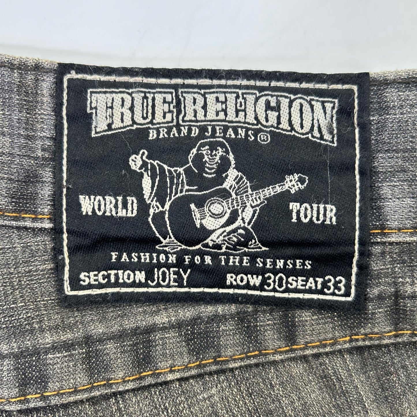 TRUE RELIGION 真实信仰 32803 TRM504 黑色 JOEY 靴型牛仔裤 下装