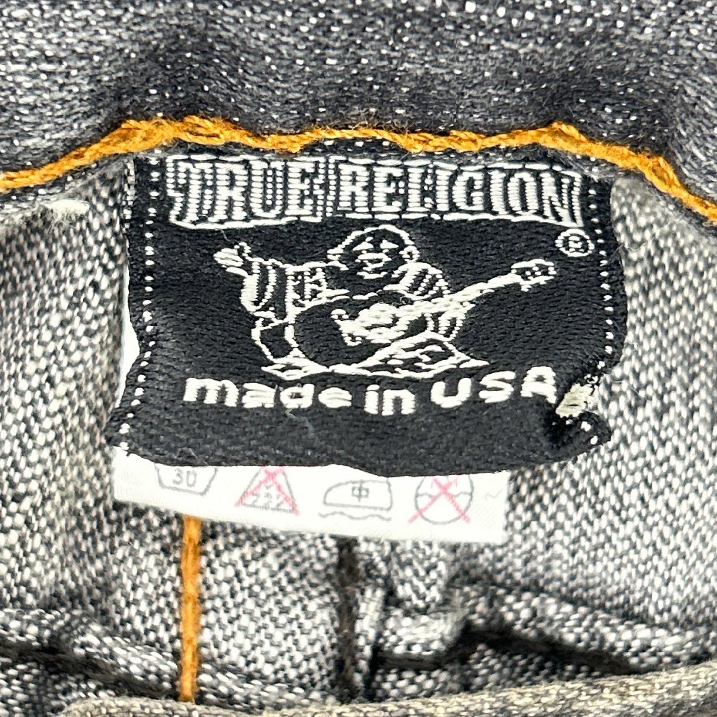 TRUE RELIGION 真实信仰 32803 TRM504 黑色 JOEY 靴型牛仔裤 下装
