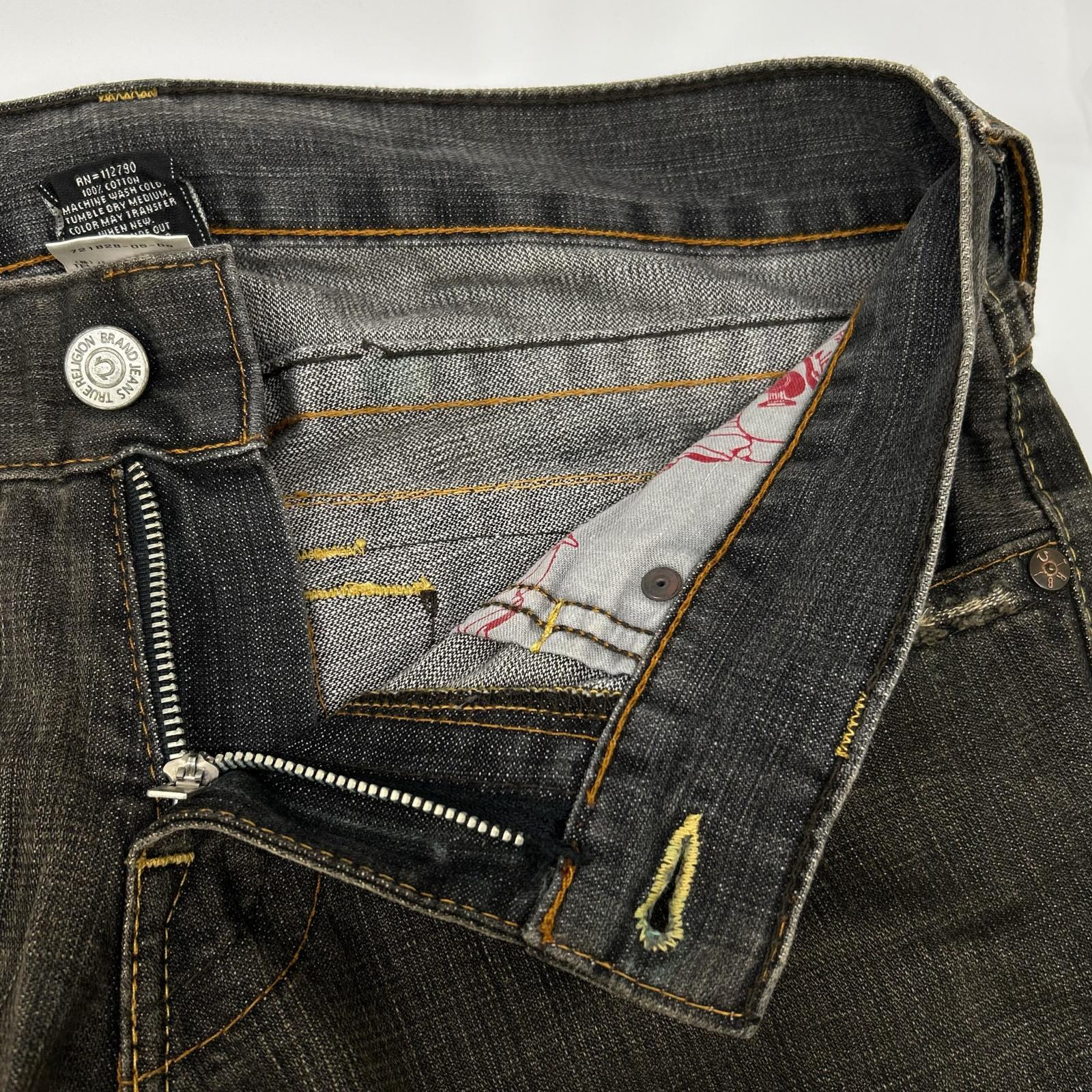 TRUE RELIGION 真实信仰 32803 TRM504 黑色 JOEY 靴型牛仔裤 下装