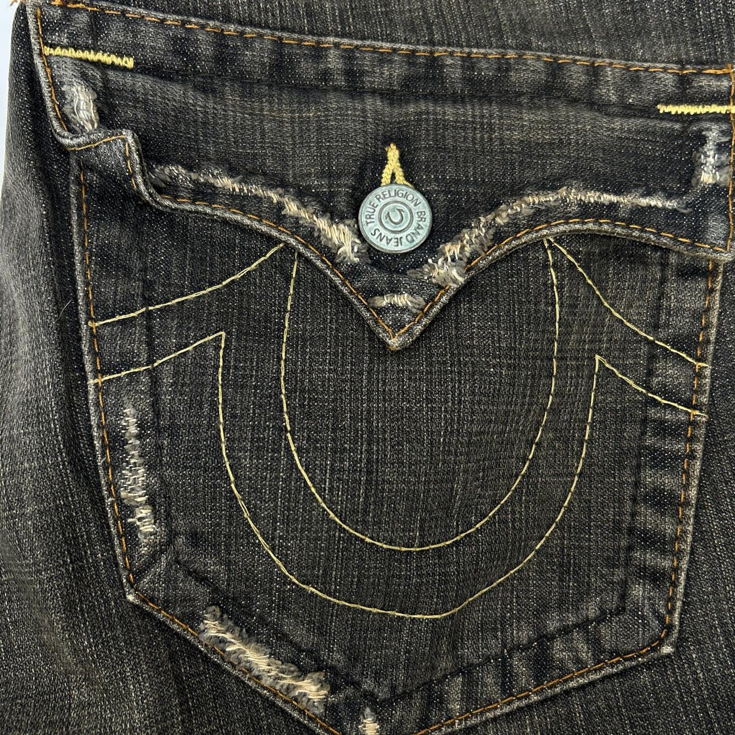 TRUE RELIGION 真实信仰 32803 TRM504 黑色 JOEY 靴型牛仔裤 下装