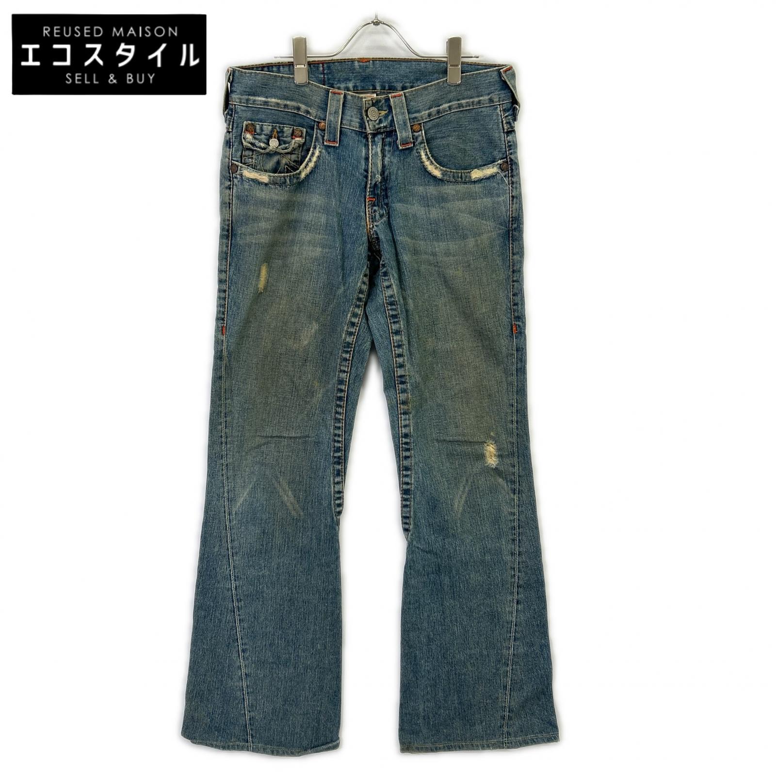 TRUE RELIGION True Religion 600089 04-303 蓝色 JOEY 美国制造 靴型牛仔裤 裤子