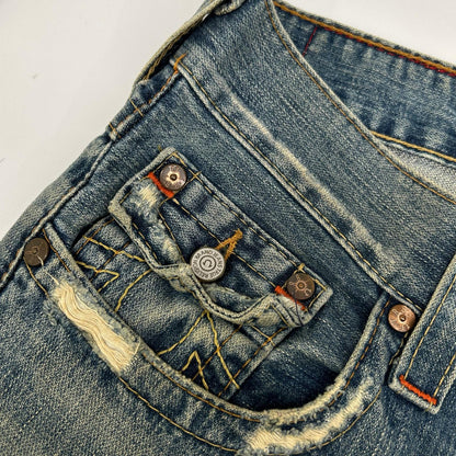 TRUE RELIGION True Religion 600089 04-303 蓝色 JOEY 美国制造 靴型牛仔裤 裤子