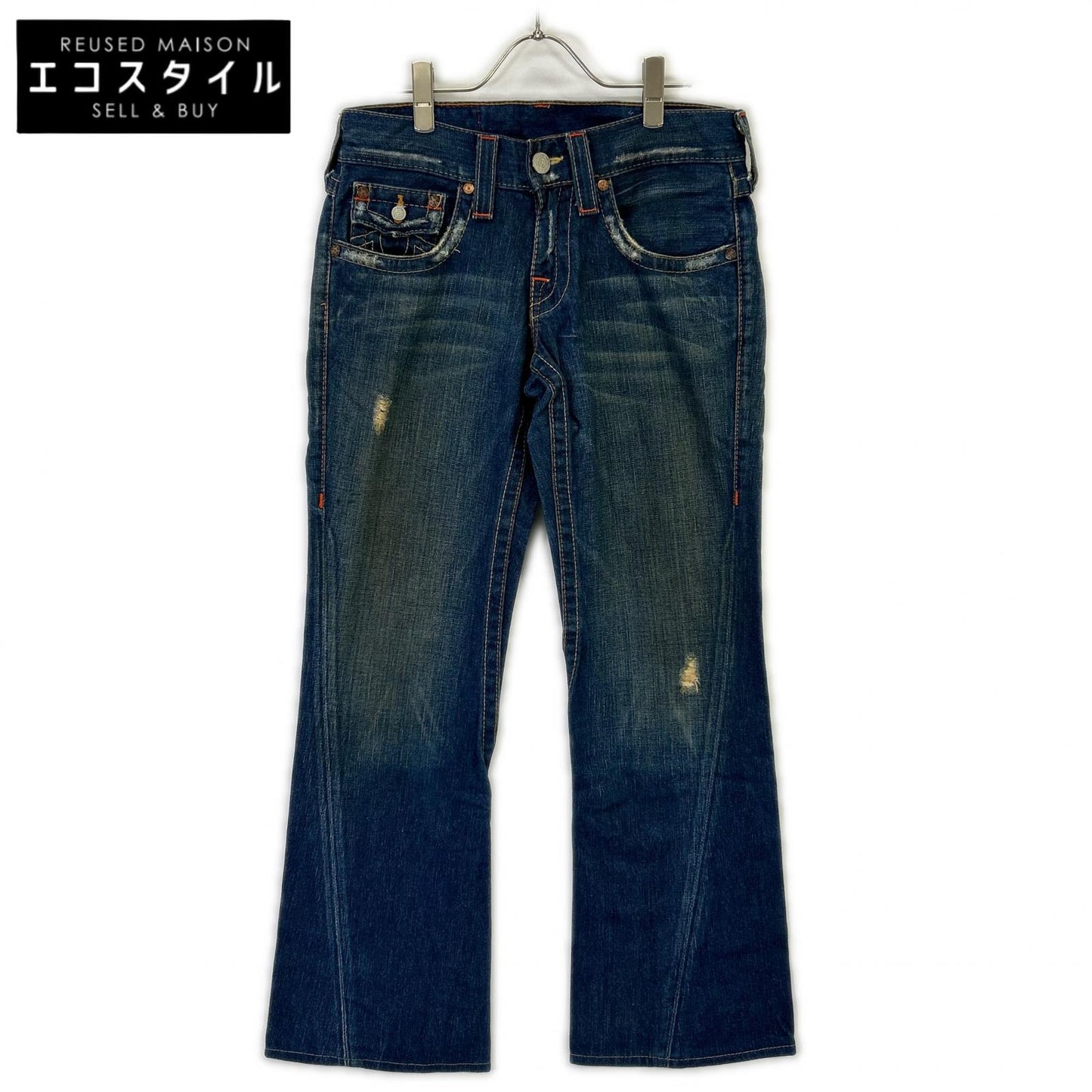 TRUE RELIGION True Religion 600126 04-803 蓝色 JOEY 美国制造 靴型牛仔裤 下装