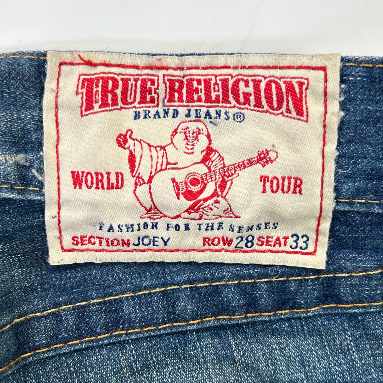 TRUE RELIGION True Religion 600126 04-803 蓝色 JOEY 美国制造 靴型牛仔裤 下装