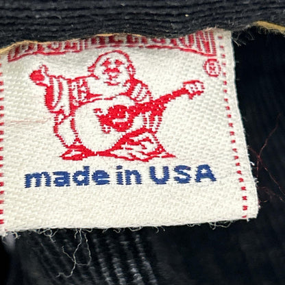 TRUE RELIGION トゥルーレリジョン 11803 TRM386 ブラック ♯803 コーデュロイ ブーツカット パンツ ボトムス