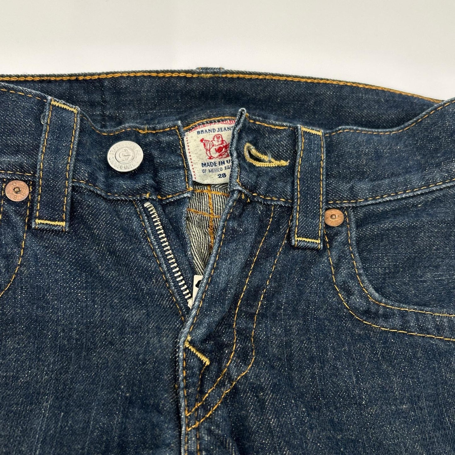 TRUE RELIGION トゥルーレリジョン N3859UO STRAIGHT USA製 デニム パンツ ボトムス