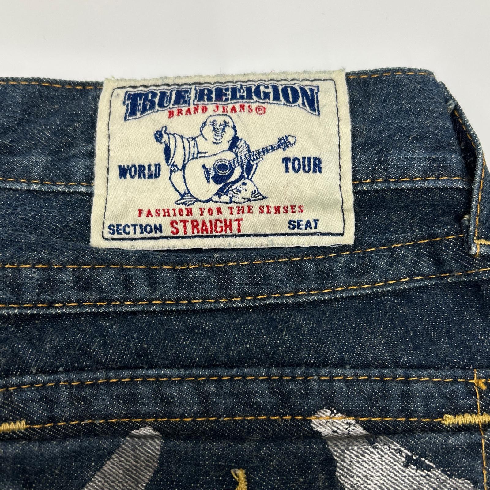 TRUE RELIGION トゥルーレリジョン N3859UO STRAIGHT USA製 デニム パンツ ボトムス