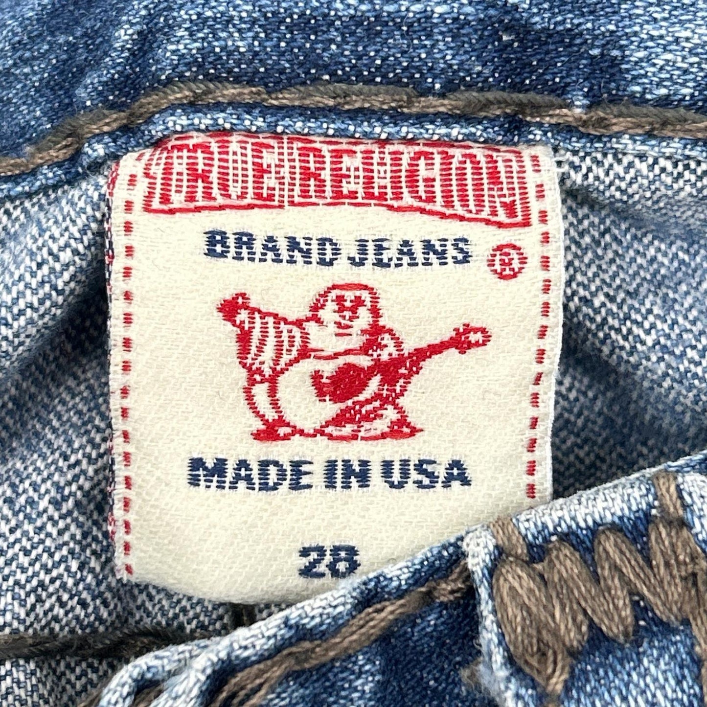 TRUE RELIGION True Religion 603805 24-800A80 BOBBY SUPER T 美国制造 牛仔裤 下装