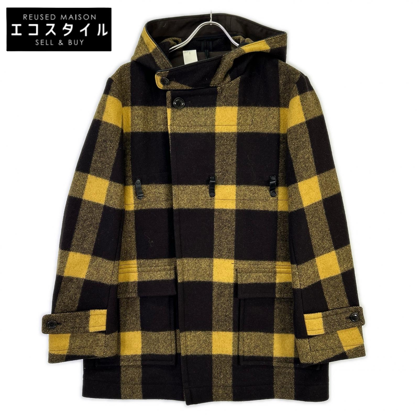 N.Hoolywood N.Hoolywood 黄棕色 112-C003 连帽短款牛角扣大衣 大衣