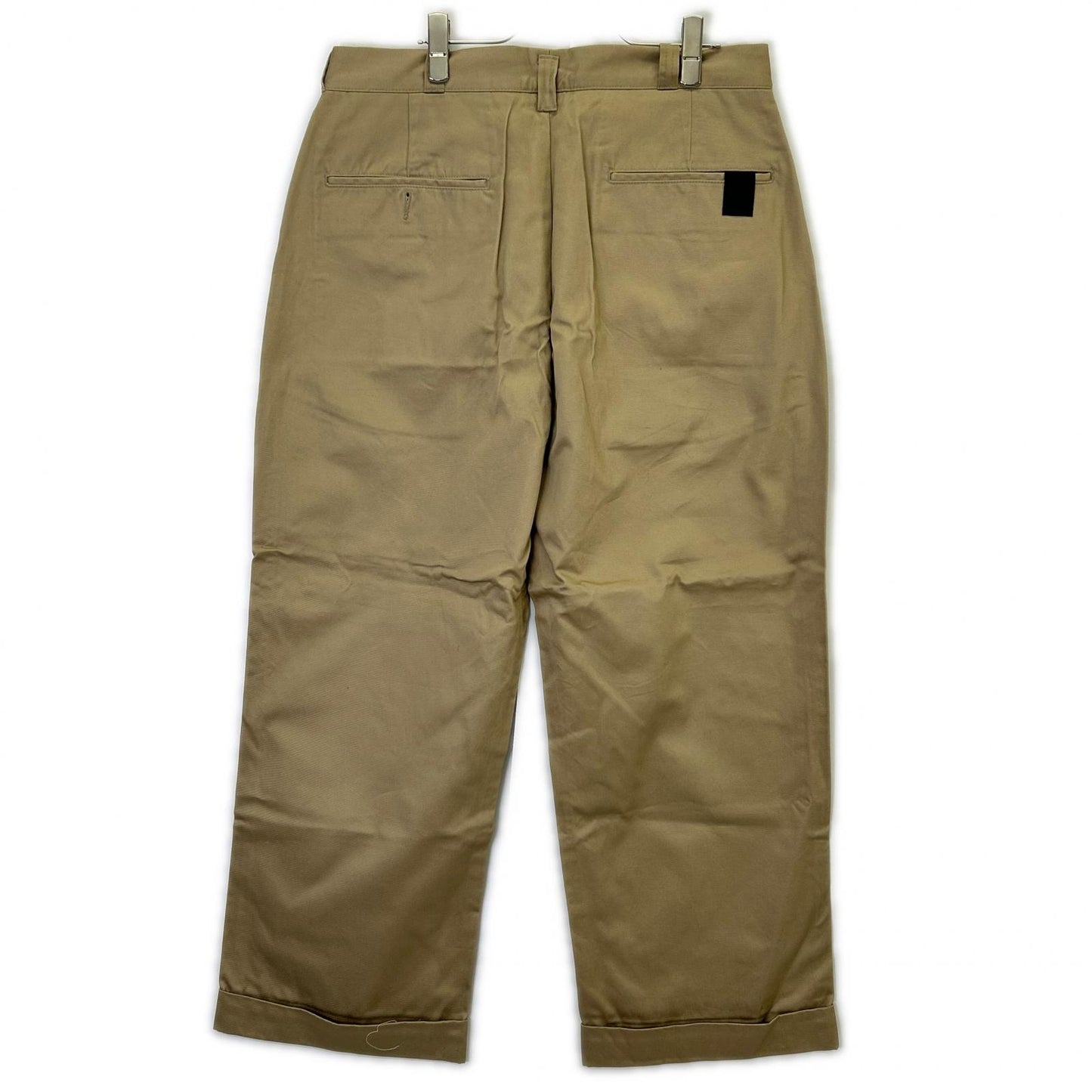 N.Hoolywood エヌハリウッド 2242-PT23-028-W ベージュ × BIG MAC PANTS テーパードシルエット チノパンツ ダブル仕様 ボトムス