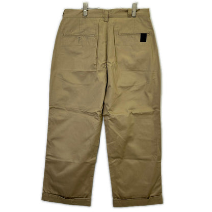 N.Hoolywood エヌハリウッド 2242-PT23-028-W ベージュ × BIG MAC PANTS テーパードシルエット チノパンツ ダブル仕様 ボトムス