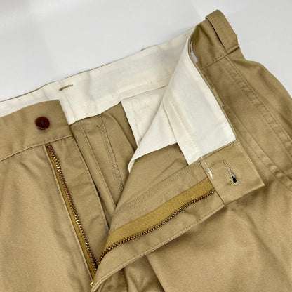 N.Hoolywood エヌハリウッド 2242-PT23-028-W ベージュ × BIG MAC PANTS テーパードシルエット チノパンツ ダブル仕様 ボトムス