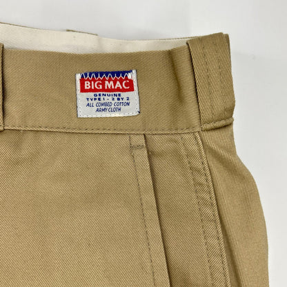 N.Hoolywood エヌハリウッド 2242-PT23-028-W ベージュ × BIG MAC PANTS テーパードシルエット チノパンツ ダブル仕様 ボトムス