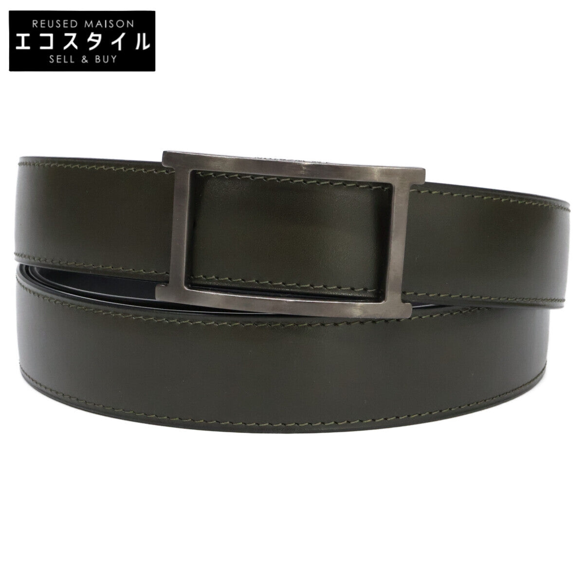J.M. WESTON ジェイエムウエストン 【美品】Vice-Versa Belt レザー ベルト