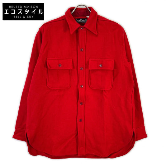 THE REAL MCCOY'S ザリアルマッコイズ 【8HOUR UNION】レッド ウール CPOシャツ トップス