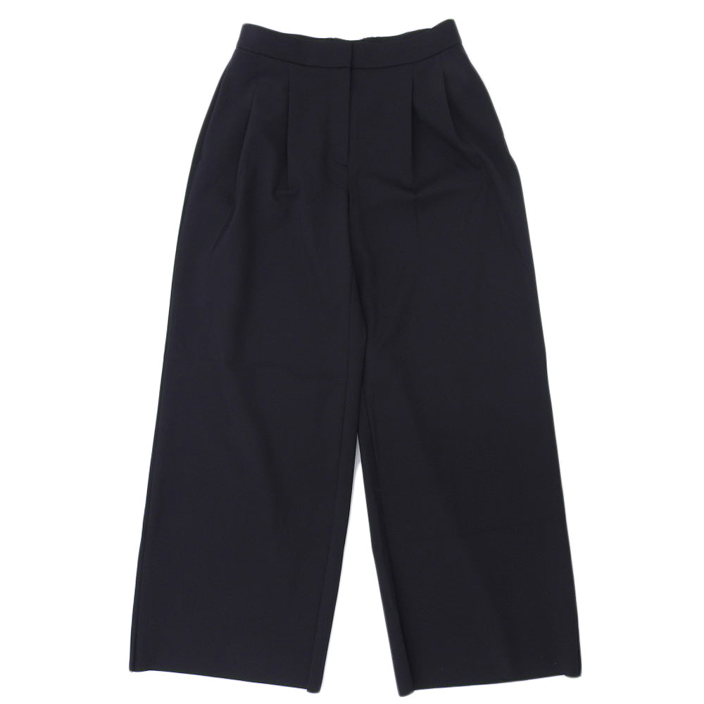 theory luxe セオリーリュクス 未使用 SEON LW STRETCH SCUBA パンツ ボトムス レディース ネイビー 40 03-1206416 ボトムス