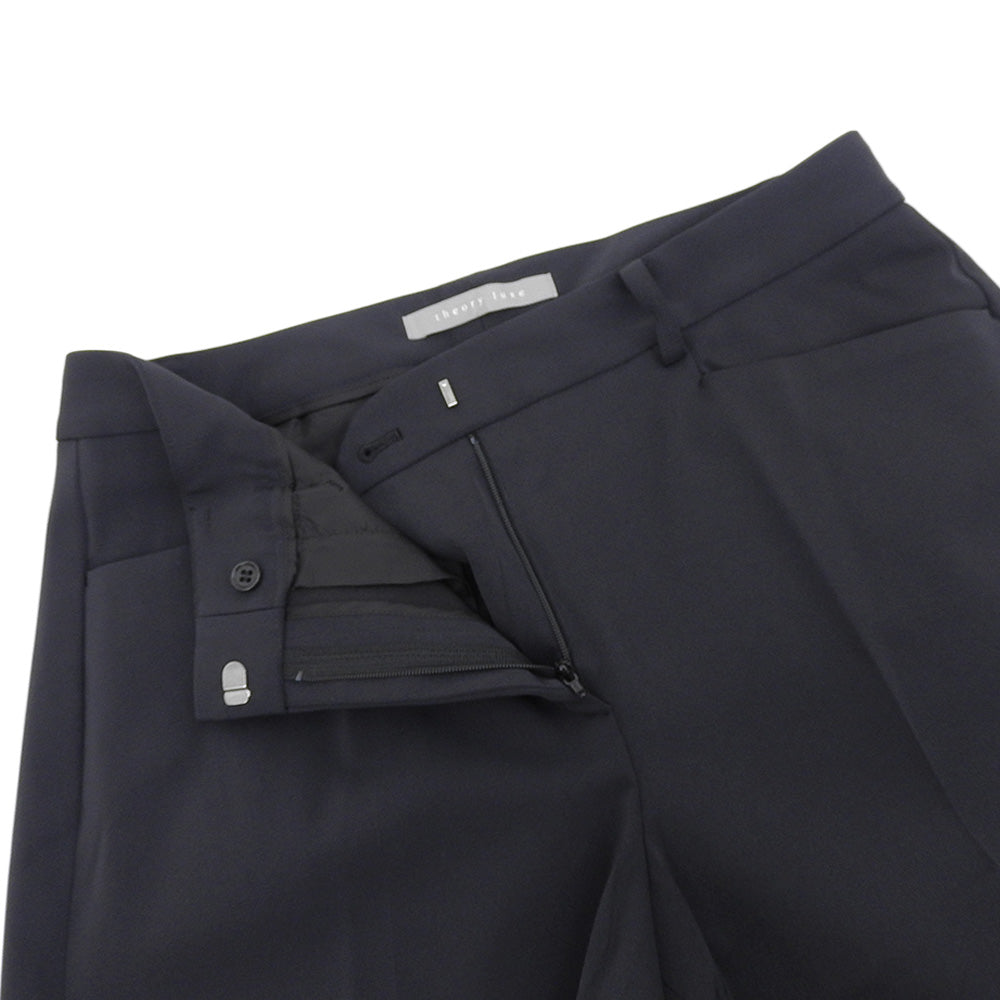 Theory Luxe Stacy New Lucent pants, like new, women's navy, size 42, 03-8106402