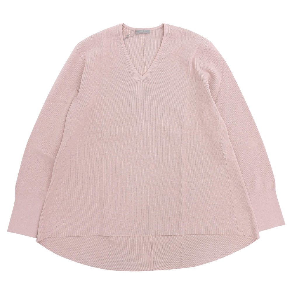 theory luxe セオリーリュクス 未使用 TOVI SNOW リブニット カットソー トップス レディース ピンク 38 03-1101705 トップス