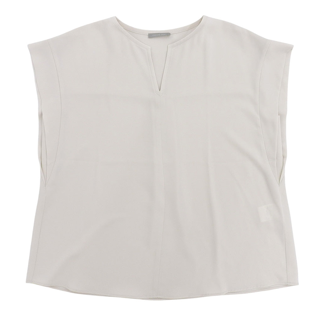 Theory Luxe Delma Heavy Pearl top, like new, women's ivory, size 38, 03-8108287