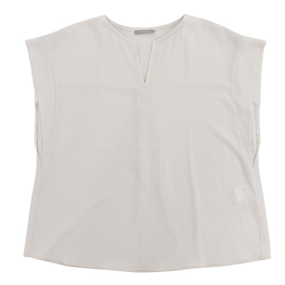 Theory Luxe Delma Heavy Pearl top, like new, women's ivory, size 38, 03-8108287