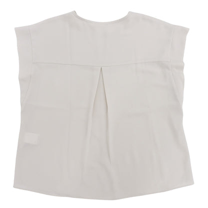 Theory Luxe Delma Heavy Pearl top, like new, women's ivory, size 38, 03-8108287